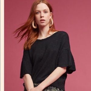 Anthropologie Fred & Sibel Tania ruffled pullover